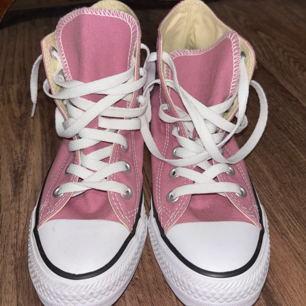 Converse Pink/Mauve High-Top Sneakers
